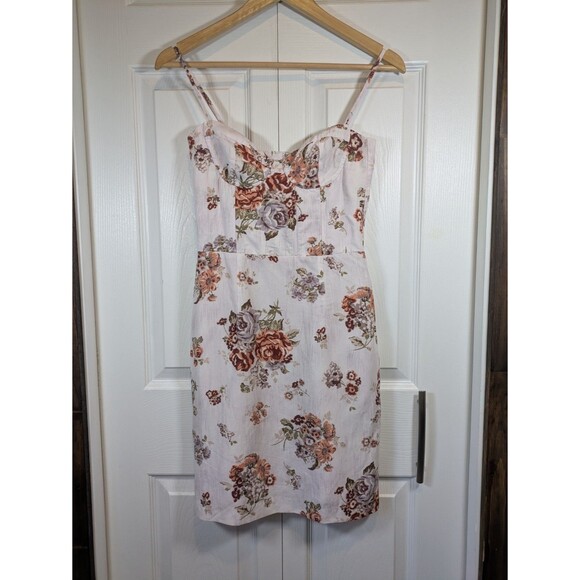 Women's H&M Brock Collection Floral Mini Dress Size XS - Picture 1 of 7